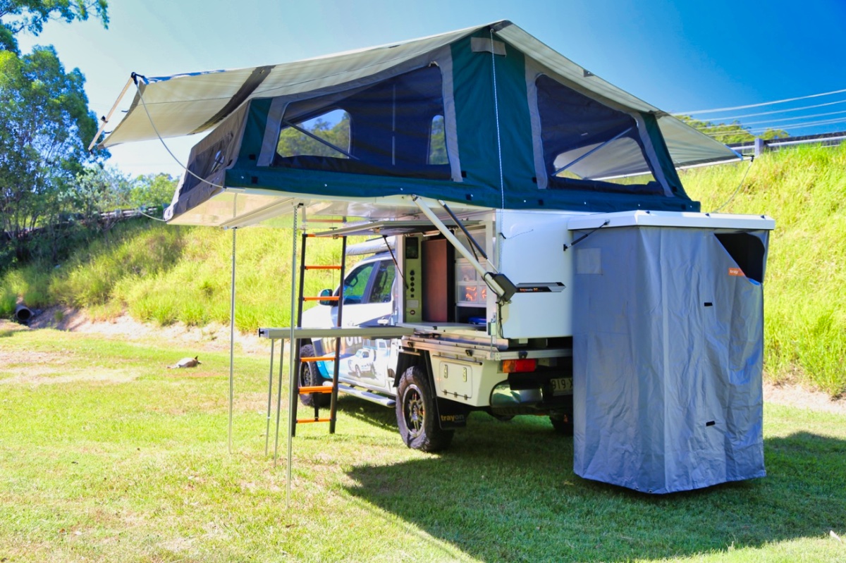 slide on aluminium traymate canopy camper